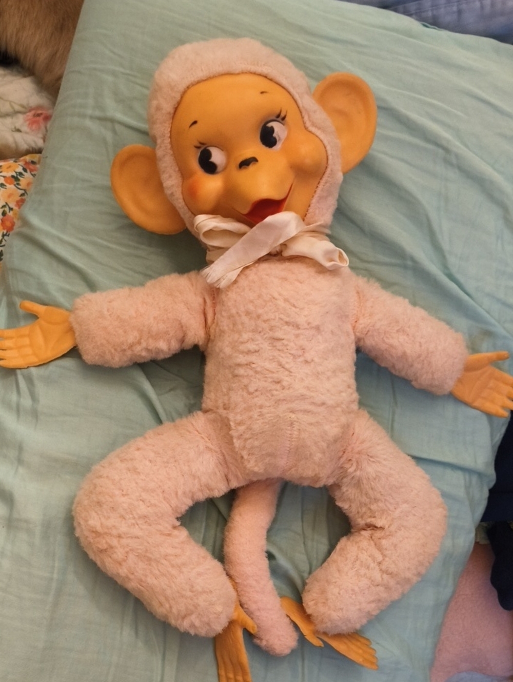 1960 Vintage Pink Monkey!!!